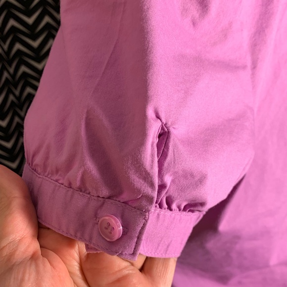 New York & Company Lilac Blouse Size L - Picture 3 of 5